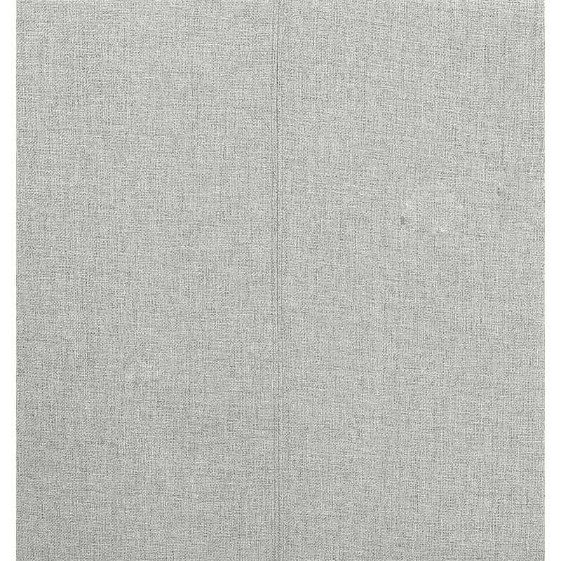 Pemberly Row Linen Chair with Wooden Frame and Pillow in Gray and Dark Brown