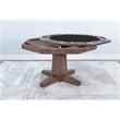 Pemberley Row Wood Buckskin Natural Game and Dining Table Rectangular Reversible Unassembled