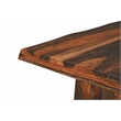 Pemberly Row Modern 9-piece Solid Wood Dining Set in Dark Brown