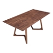 Pemberly Row Modern / Contemporary Dining Table in Brown Finish