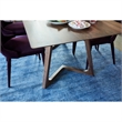 Pemberly Row Modern / Contemporary Dining Table in Brown Finish
