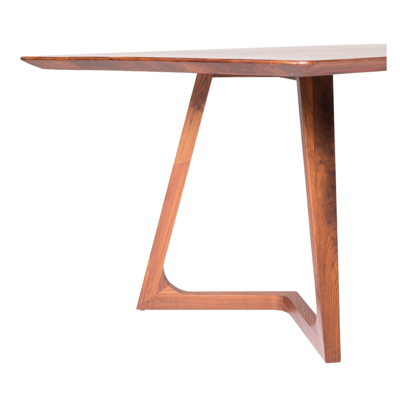 Pemberly Row Modern / Contemporary Dining Table in Brown Finish