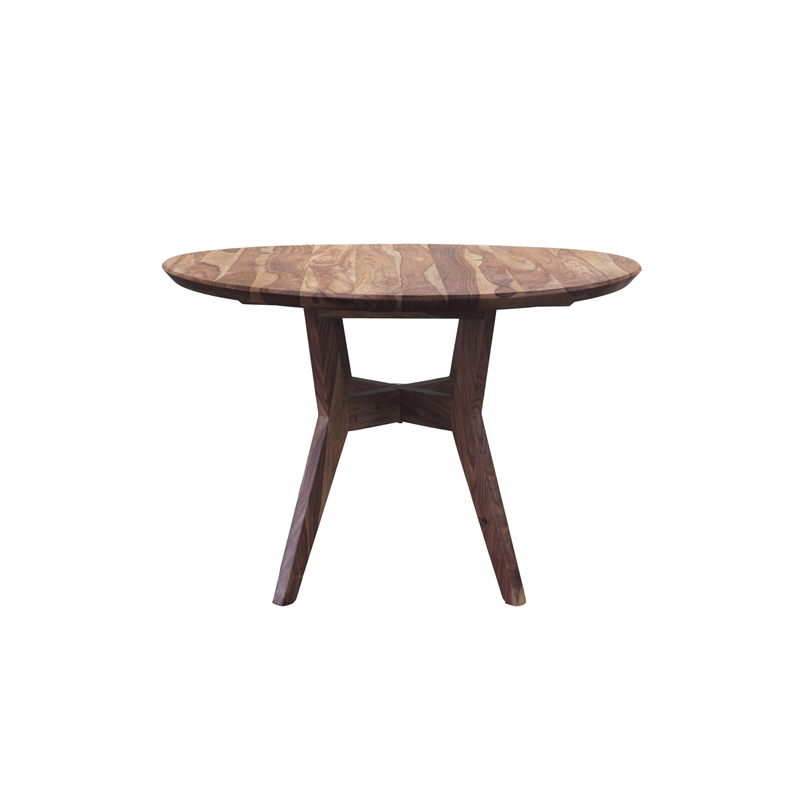 Pemberly Row Modern Urban Solid Sheesham Wood Dining Table - Brown