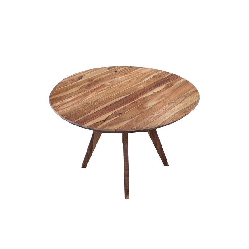 Pemberly Row Modern Urban Solid Sheesham Wood Dining Table - Brown