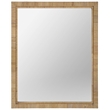Pemberly Row Modern / Contemporary Rattan Mirror in Brown Finish