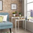Pemberly Row Contemporary Nesting Tables in Walnut/White Finish