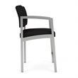 Pemberley Row Steel Black Hip Chair Silver Matrex Support System 38