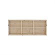 Pemberly Row Traditional MDF Wood Perched Birds Hand Painted Plank in Gray
