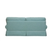 Pemberley Row Fabric Turquoise Sleeper Sofa Rectangular Reversible Unassembled
