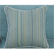 Pemberley Row Fabric Turquoise Sleeper Sofa Rectangular Reversible Unassembled