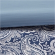Pemberly Row Contemporary 12 Piece Complete Bed Set in Navy Finish
