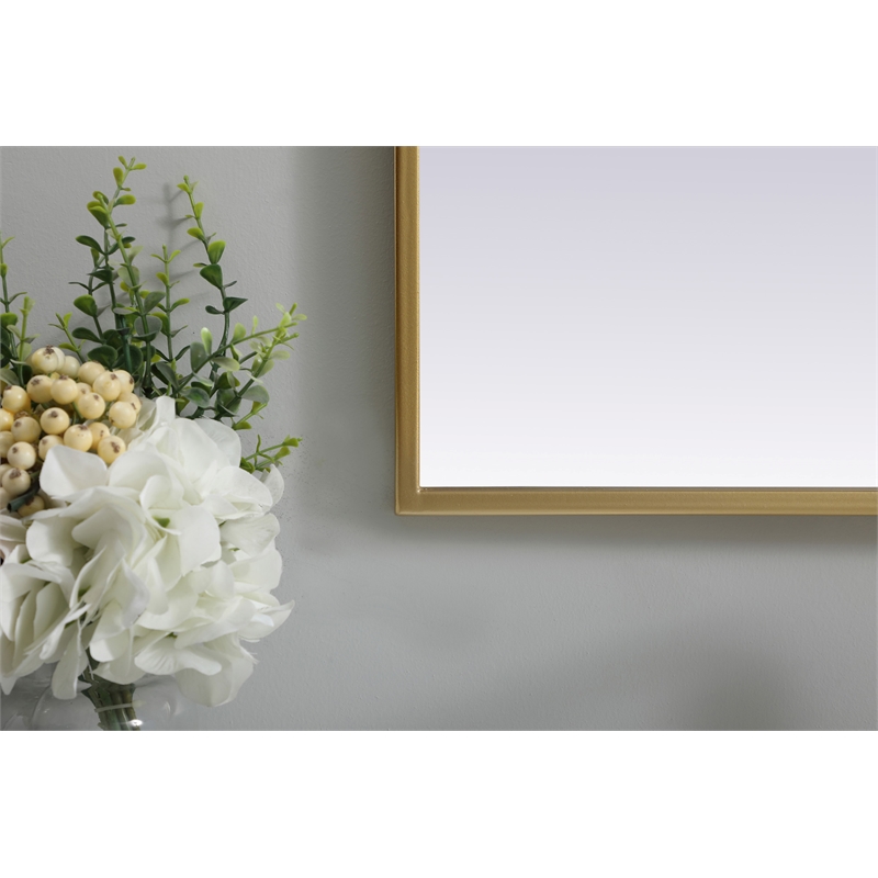 Pemberley Row Iron Brass Mirror Arch Timeless Silhouette 22