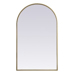 Pemberley Row Iron Brass Mirror Arch Timeless Silhouette 22&quotx36&quot Assembled