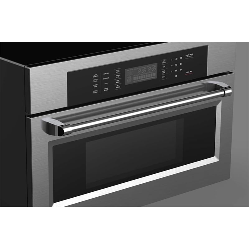 Pemberly Row Stainless Steel Air Fryer & Convection Built In Microwave