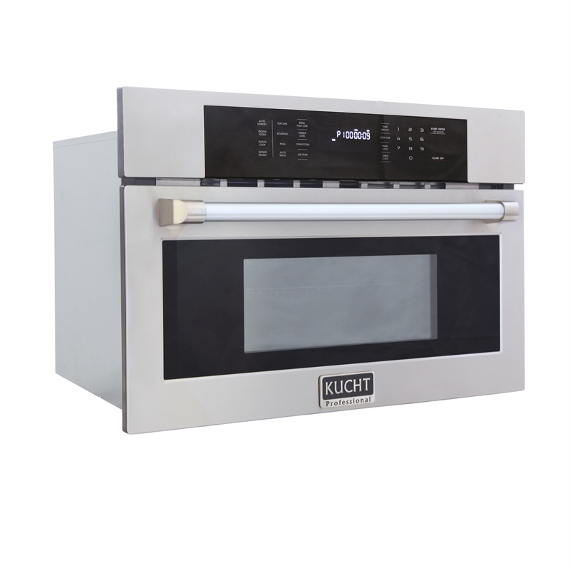 Pemberly Row Stainless Steel Air Fryer & Convection Built In Microwave