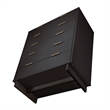 Pemberly Row Modern Tall Engineered Wood Dresser in Dark Gray