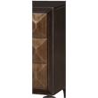 Pemberly Row Contemporary Wood 2 Drawers Console Cabinet in Espresso