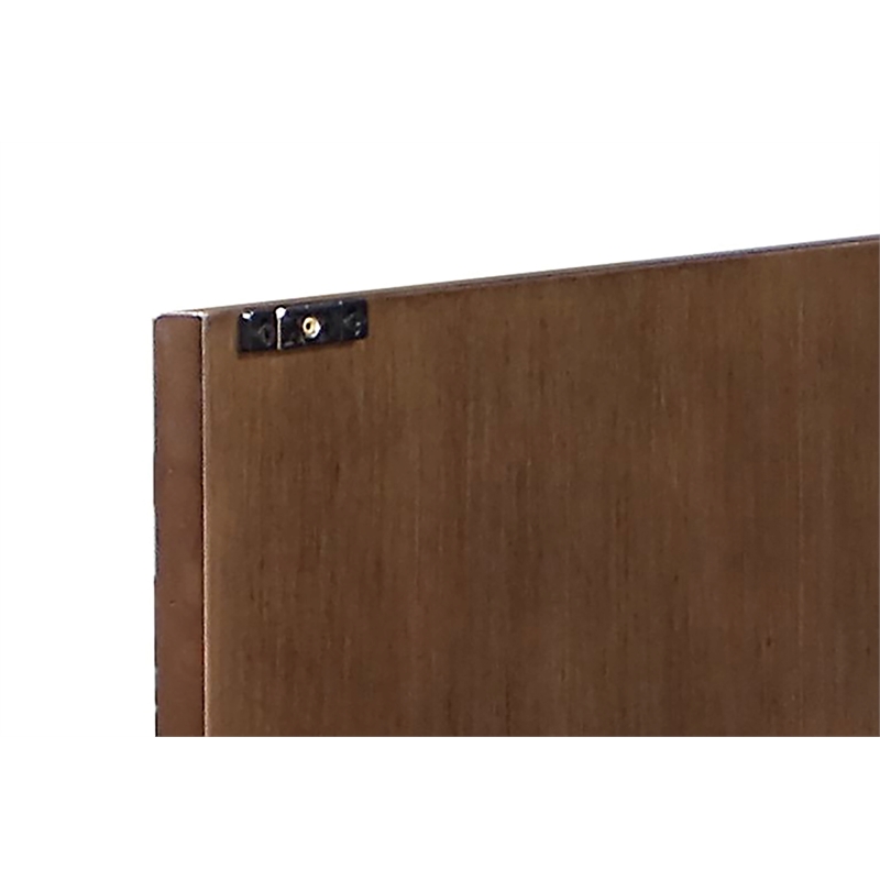Pemberly Row Contemporary Wood 2 Drawers Console Cabinet in Espresso