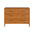 Pemberly Row Full Murphy Bed Chest w/ Mattress & Built-in Charger - Light Toffee