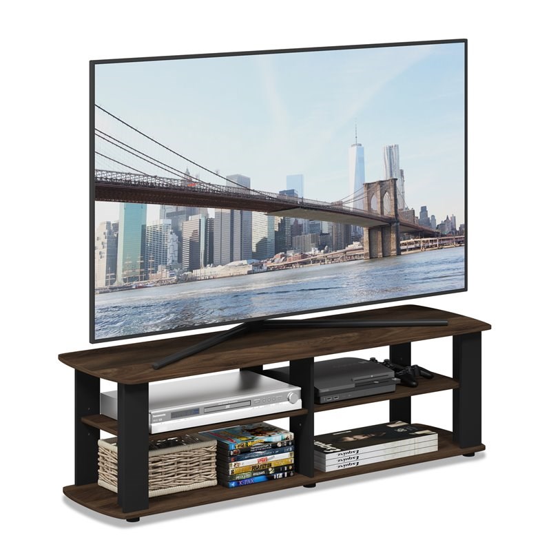 Pemberly Row Wood Entertainment Center TV Stand for TV up to 50