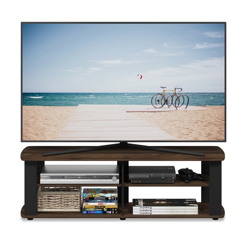 Pemberly Row Wood Entertainment Center TV Stand for TV up to 50