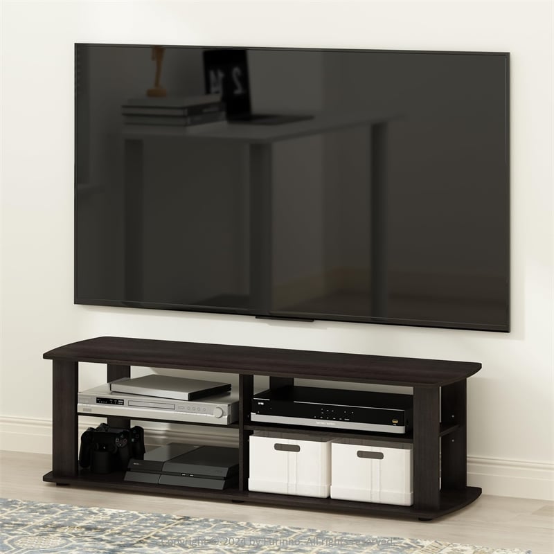 Pemberly Row Wood Entertainment Center TV Stand for TV up to 50