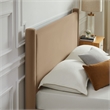 Pemberly Row Modern / Contemporary Full Platform Bed in Taupe