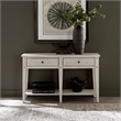 Pemberly Row Modern / Contemporary Sofa Table in Weathered White