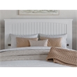 Pemberly Row Queen Platform Bed with Panel Footboard & Twin XL Trundle in White