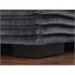 Pemberly Row Sleeper Chair Bed Fabric Sofa Chaise Lounge in Gray