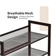 Pemberly Row 4-Tier Adjust to Flat Slant Shoe Rack / Organizer in Brown