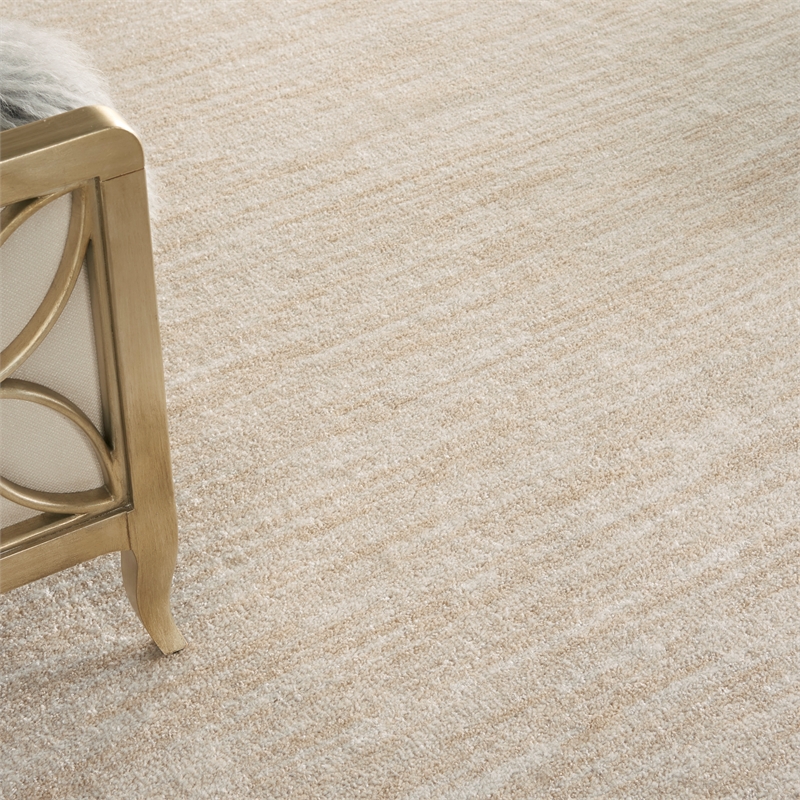 Pemberly Row 8' x 10' Ivory Beige Fabric Outdoor Area Rug (8' x 10')