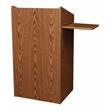 Pemberley Row Wood Medium Oak Lectern Rectangular Durable 46