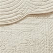 Pemberly Row 3-Piece Reversible Scalloped Edge Quilt Set in Cream