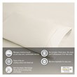 Pemberly Row Contemporary Cotton and Polyester Sateen Cooling Sheet Sets in Blue
