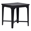 Pemberly Row Set of 2 Square End Tables in Distressed Tobacco Brown