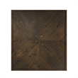 Pemberly Row Set of 2 Contemporary End Tables in Medium Brown Finish