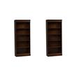 Pemberly Row Set of 2 Dark Brown Jr Executive 72