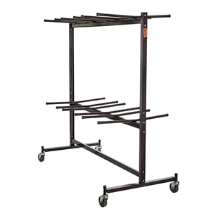 Pemberly Row Modern Steel Metal Steel Double Tiers Hanging Chair Truck in Brown