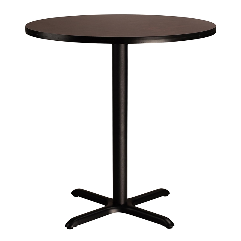 Pemberly Row Cafe Table Round X Base 36