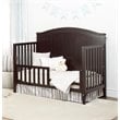 Pemberley Row Wood Espresso Crib Convertible Adjustable Height 55