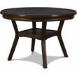 Pemberly Row Solid Wood 5-Piece Round Dining Set in Cherry Brown