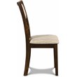 Pemberly Row Solid Wood 5-Piece Round Dining Set in Cherry Brown