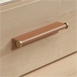 Pemberly Row Transitional Engineered Wood Library Hutch in Maple