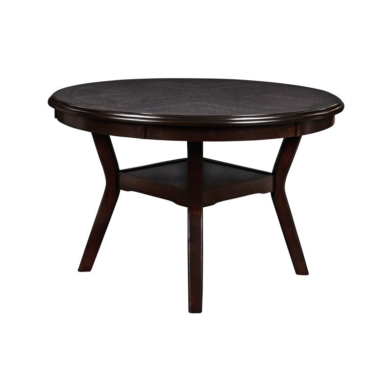 Pemberley Row Solid Wood Ebony Dining Set Round 47