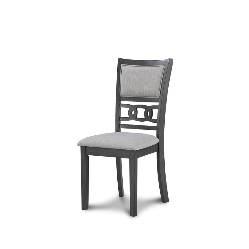 Pemberley Row Solid Wood Gray Dining Set Round Reversible 47