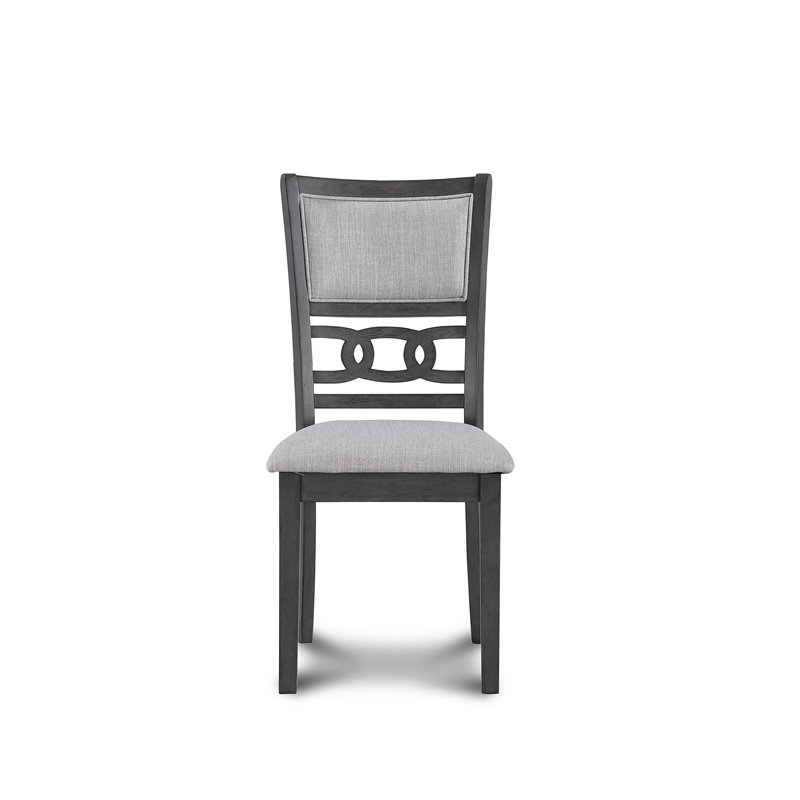 Pemberley Row Solid Wood Gray Dining Set Round Reversible 47