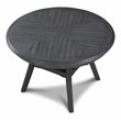 Pemberley Row Solid Wood Gray Dining Set Round Reversible 47