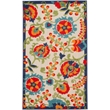 Pemberly Row 3' x 5' Multicolor Fabric Farmhouse Area Rug (3' x 5')
