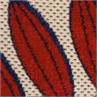 Pemberly Row Contemporary 9' x 12' Multicolor Fabric Tropical Area Rug